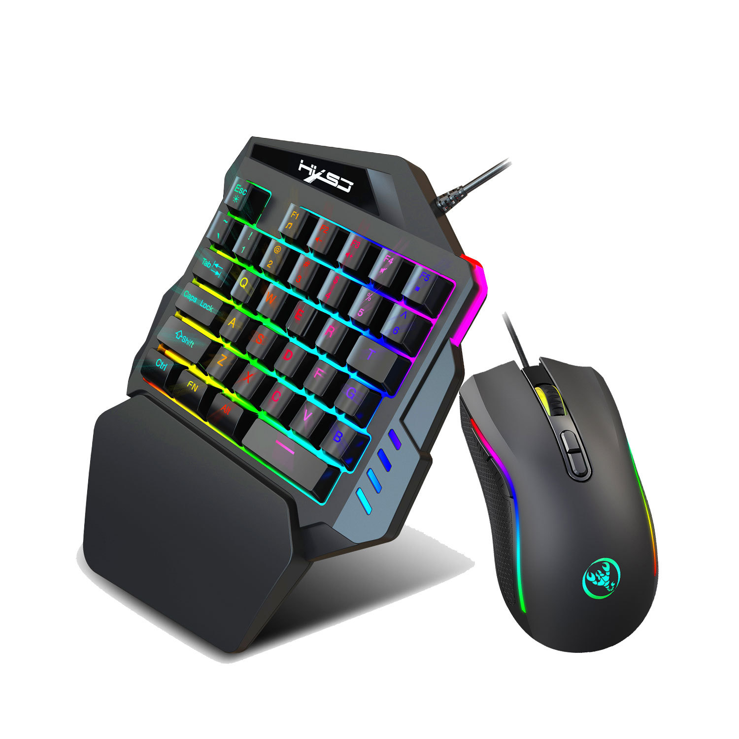 One-Handed Gaming Keyboard Set - EverythingWhatYouWant