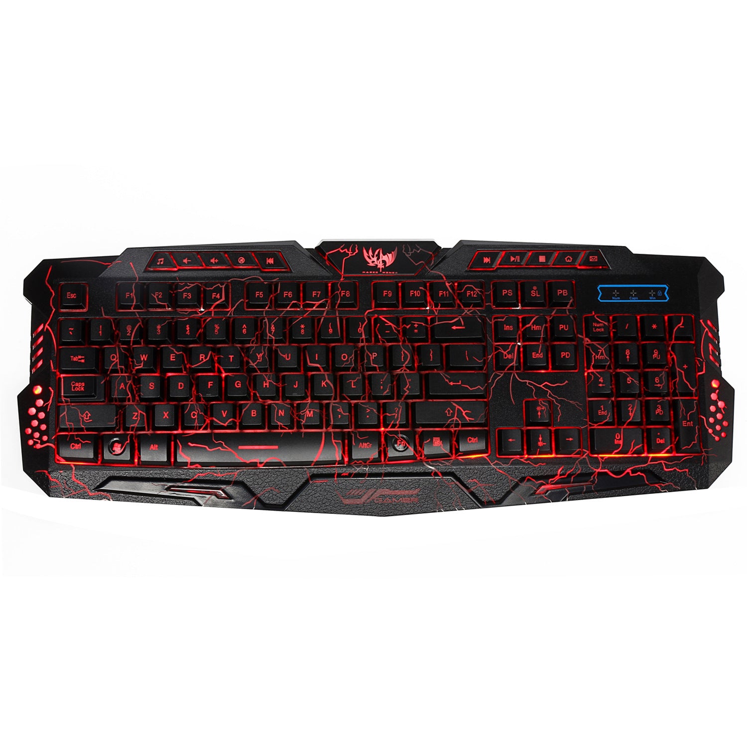 Backlit Gaming Keyboard Crack Design - EverythingWhatYouWant