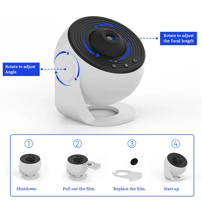 Cosmic Night Light Projector