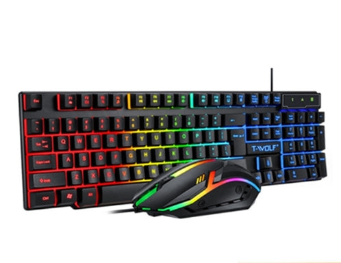 RGB mechanical gaming keyboard with 104 anti-ghosting keys and customizable RGB backlighting