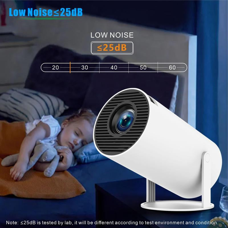 Mobile Cinema Projector: Bluetooth & Wifi, Remote Included