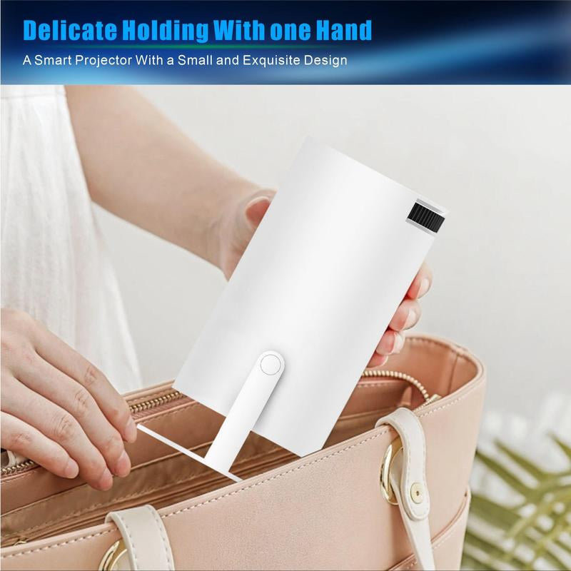 Mobile Cinema Projector: Bluetooth & Wifi, Remote Included