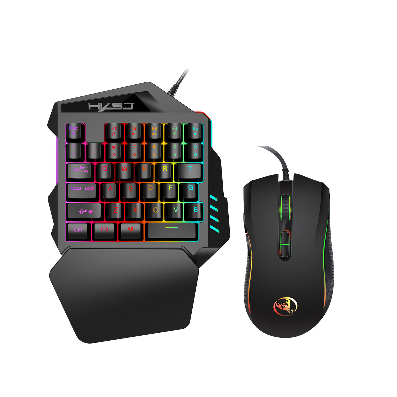 One-Handed Gaming Keyboard Set - EverythingWhatYouWant