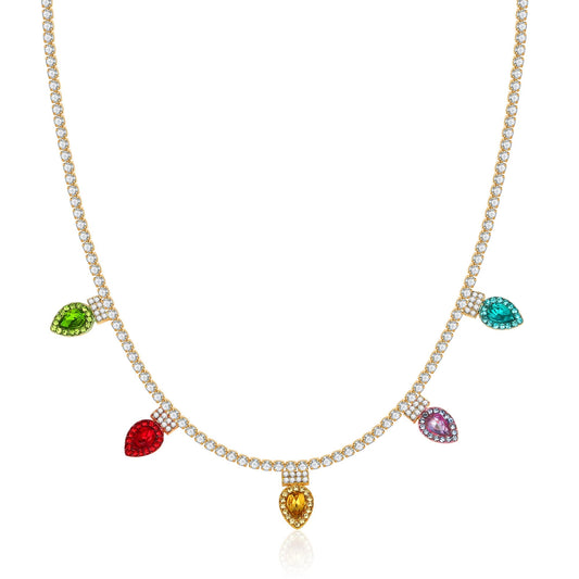 FestiveLights Crystal Choker for Women
