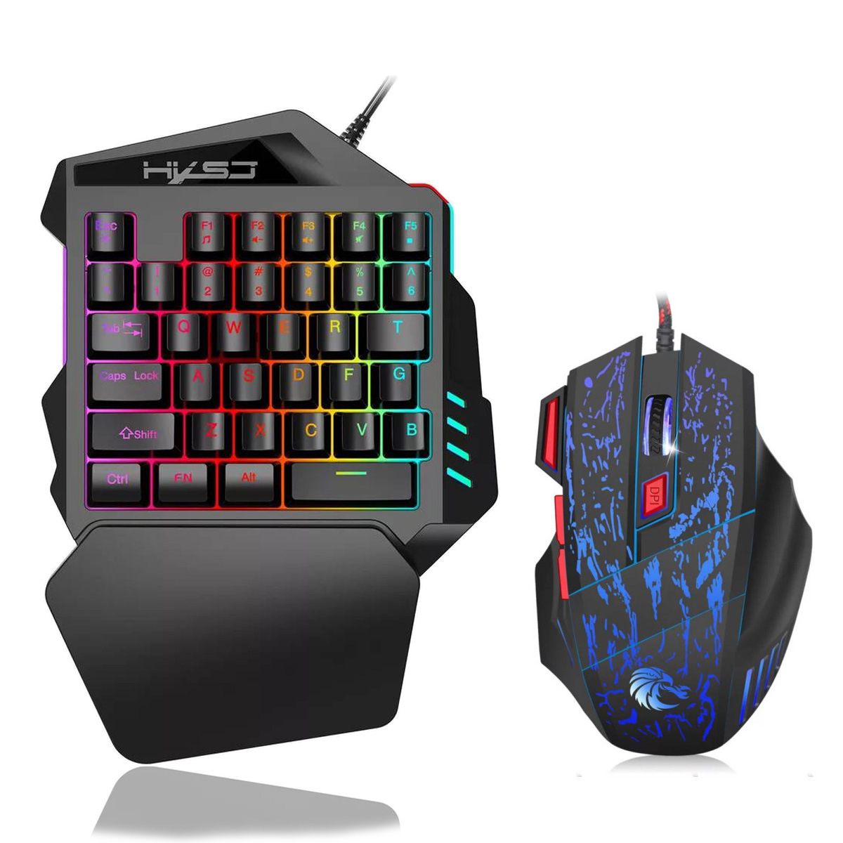 One-Handed Gaming Keyboard Set - EverythingWhatYouWant
