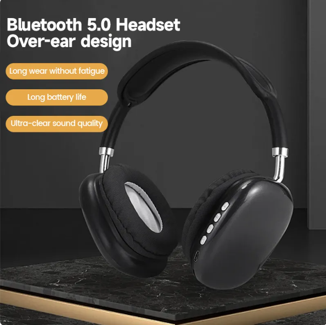 P9 Wireless Bluetooth Earbuds with charging case and touch controls for sports and gaming