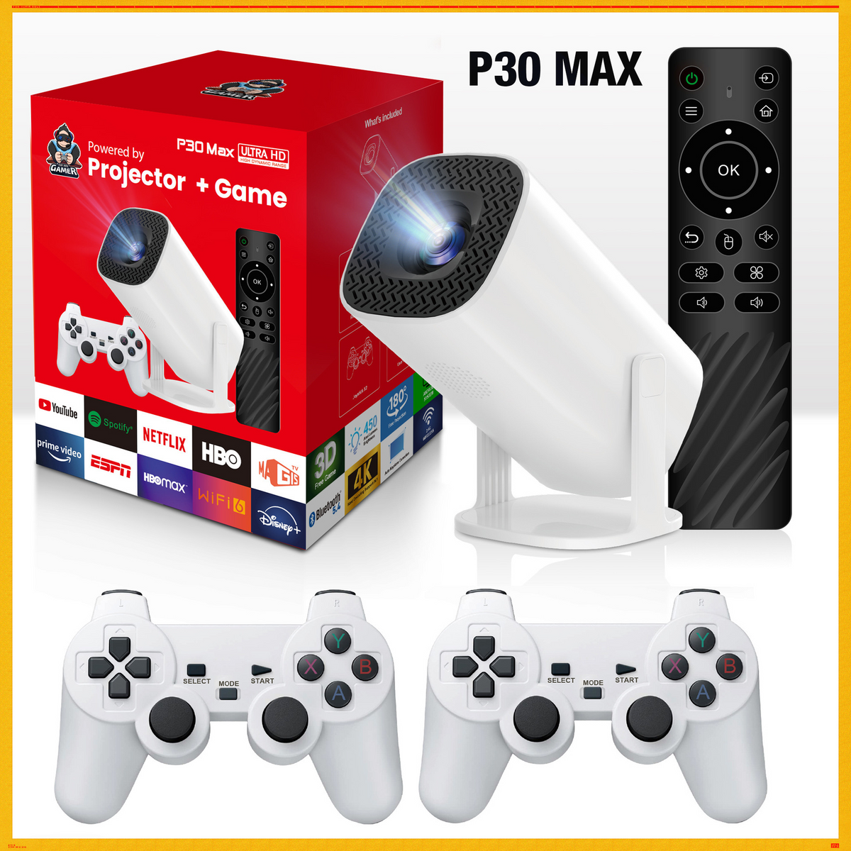 Compact HD Gaming Projector