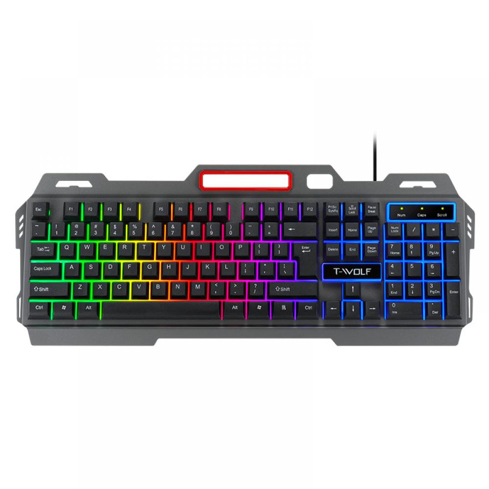 RGB LED Backlit Mechanical Gaming Keyboard and Mouse - EverythingWhatYouWant