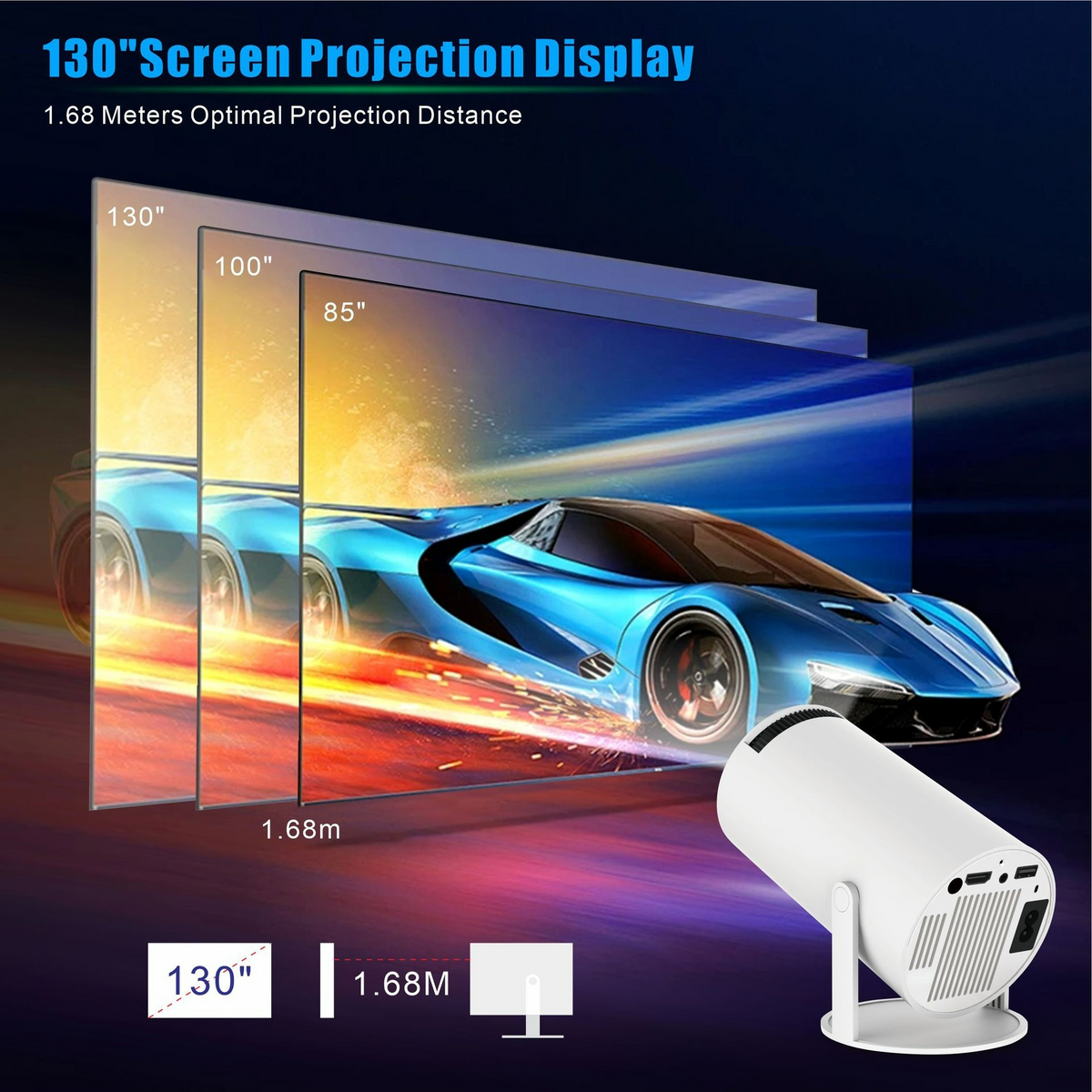HY300 Elite Cinema Projector