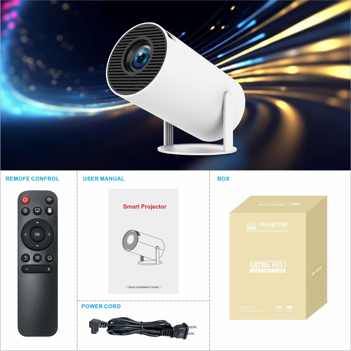HY300 Elite Cinema Projector